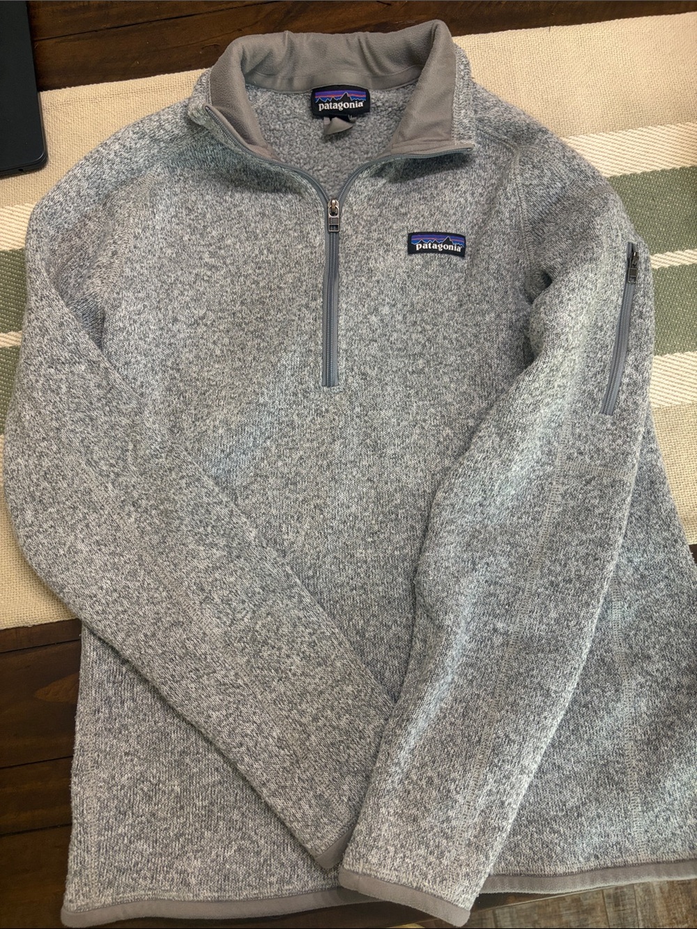 Patagonia Women's Better Sweater Quarter-Zip Gray Fleece